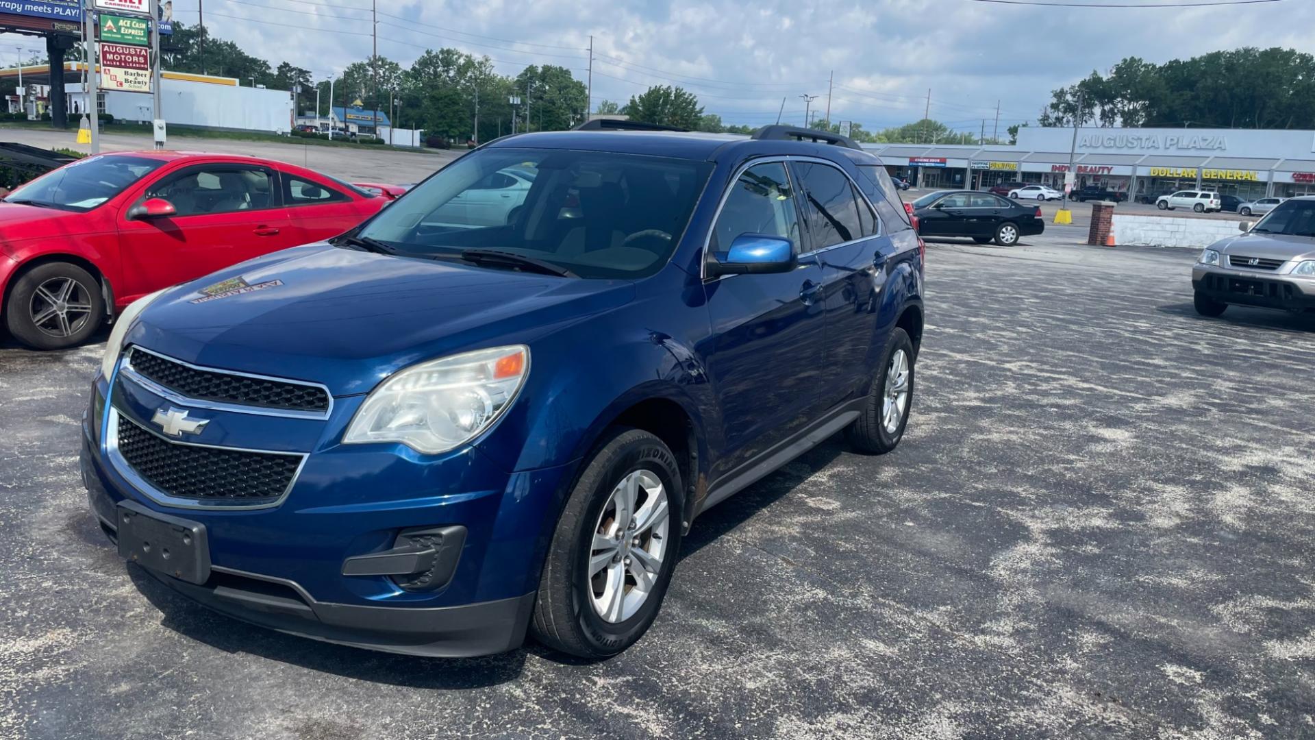 2010 BLUE Chevrolet Equinox LT (2CNFLEEW6A6) with an 2.4L L4 DOHC 16V engine, 4-Speed Automatic transmission, located at 2710A Westlane Rd., Indianapolis, IN, 46268, (317) 291-2000, 39.885670, -86.208160 - Photo#2